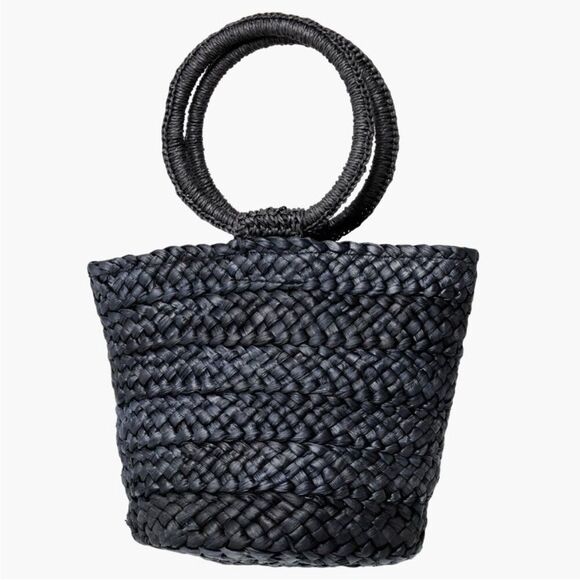 L Space Black Bella straw bag - Picture 2 of 9